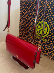 Tory Burch Emerson Patent Leather Mini Crossbody Handbag