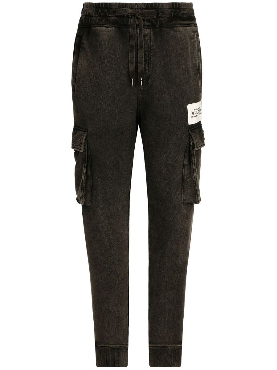 Dolce & Gabbana Logo Cotton Trousers