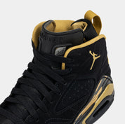 Jumpman MVP Grade School Basketball Shoes (Black/Gold)