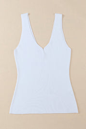 V-Neck Wide Strap Tank