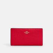 Coach Outlet Slim Zip Wallet In Colorblock Signature Canvas