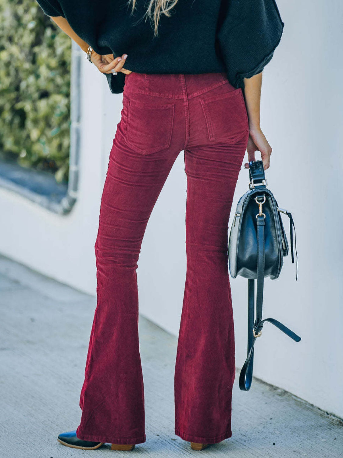 High Waist Bootcut Pants