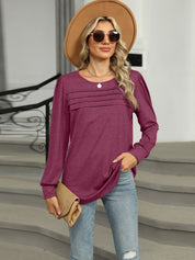 Round Neck Long Sleeve T-Shirt