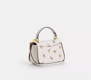 Coach Lysa Top Handle Bag With Heart Print