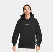 Air Jordan Wordmark Chicago Fleece Pullover Mens Hoodie (Black)