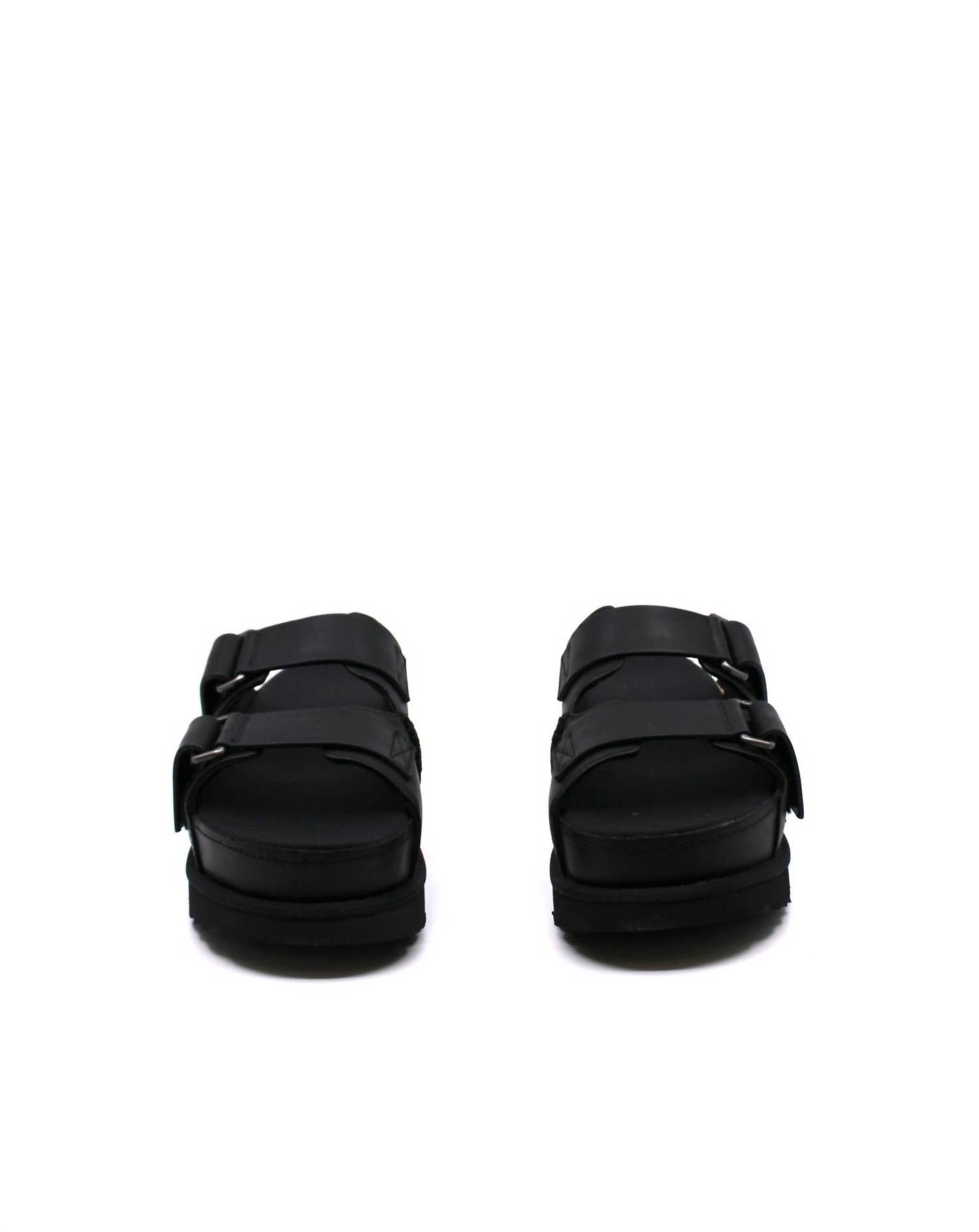 Women's Goldenstar Hi Slide Sandals In Black