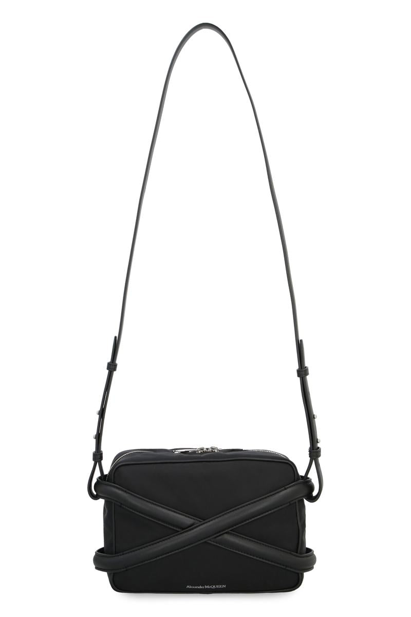 Alexander McQueen Harness Leather And Nylon Messenger Bag