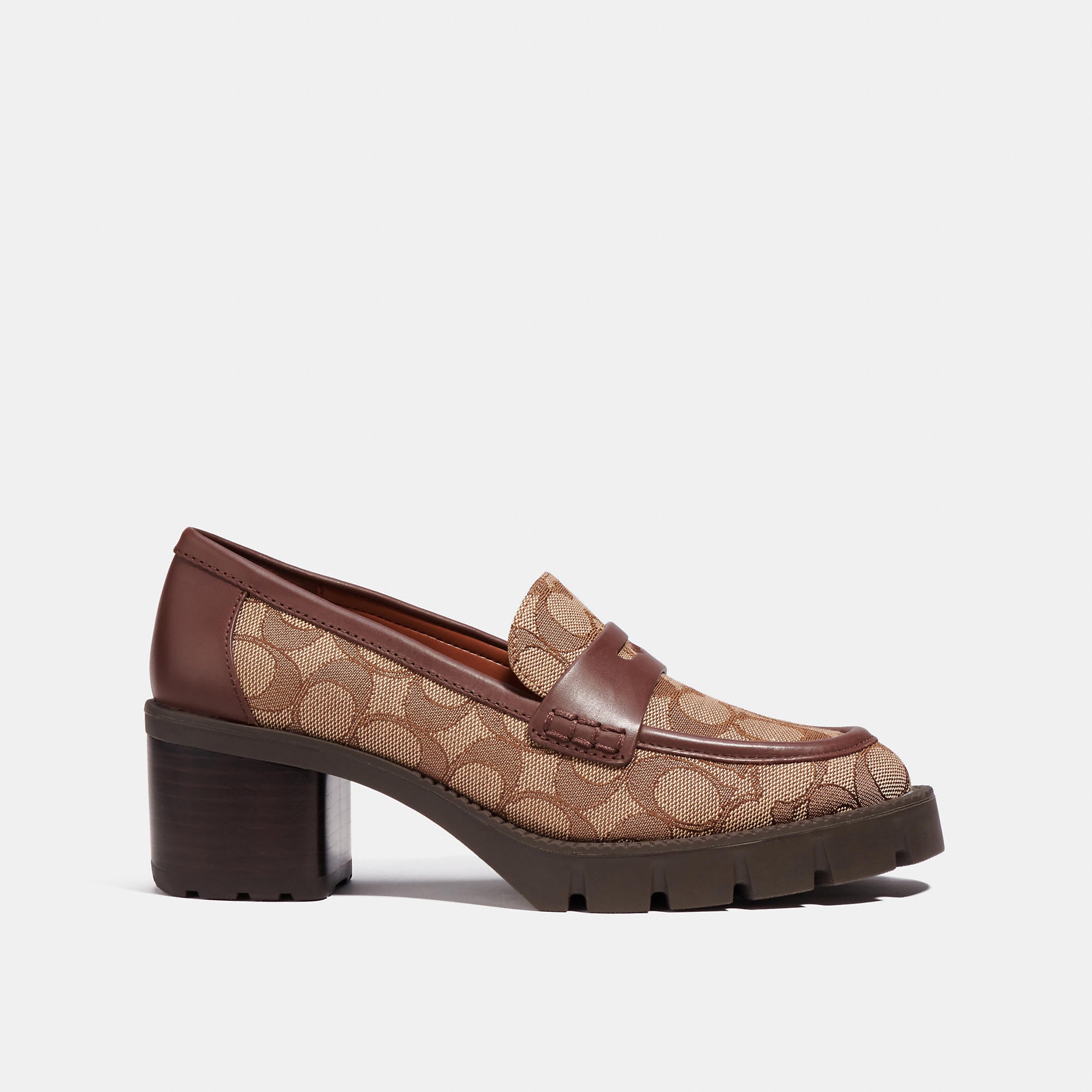 Coach Outlet Colleen Loafer In Signature Jacquard