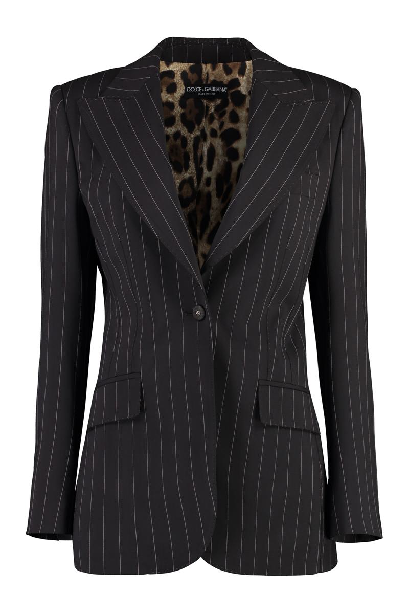 Dolce & Gabbana Wool Pinstripe Blazer