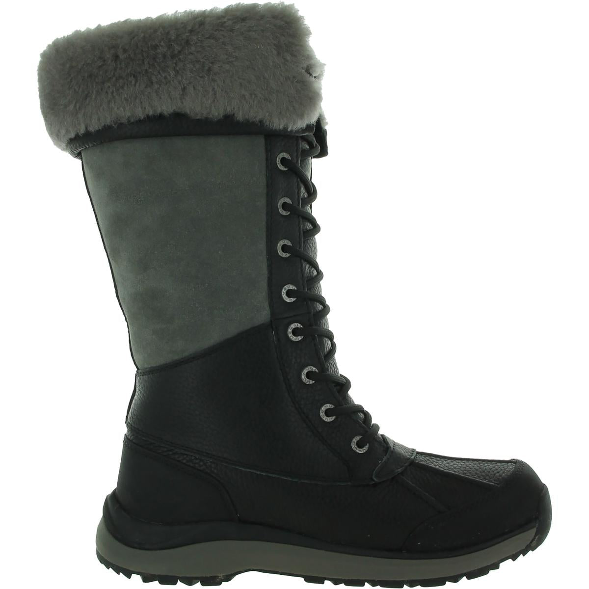 Adirondack Tall III Womens Leather Fur Mid-Calf Boots