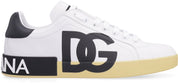 Dolce & Gabbana Portofino Leather Low-Top Sneakers