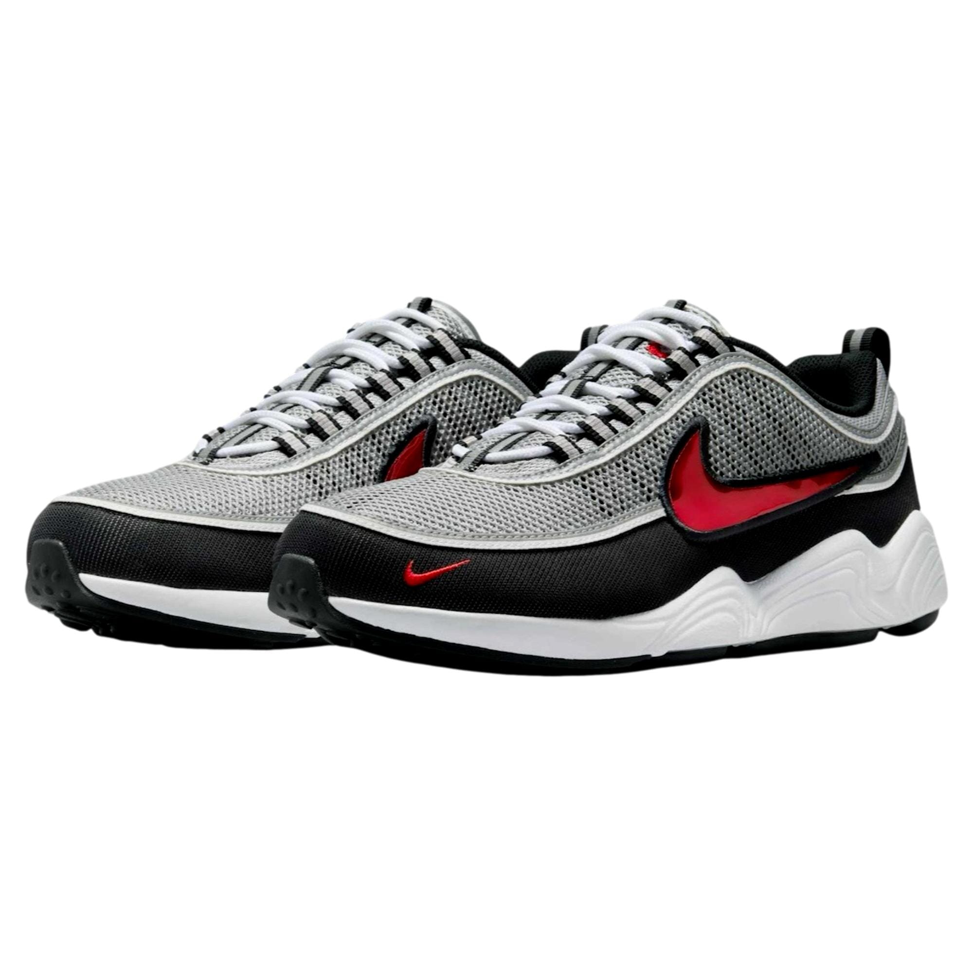 Nike Air Zoom Spiridon SP Metallic Silver/Sport Red  HF9117-001 Men's