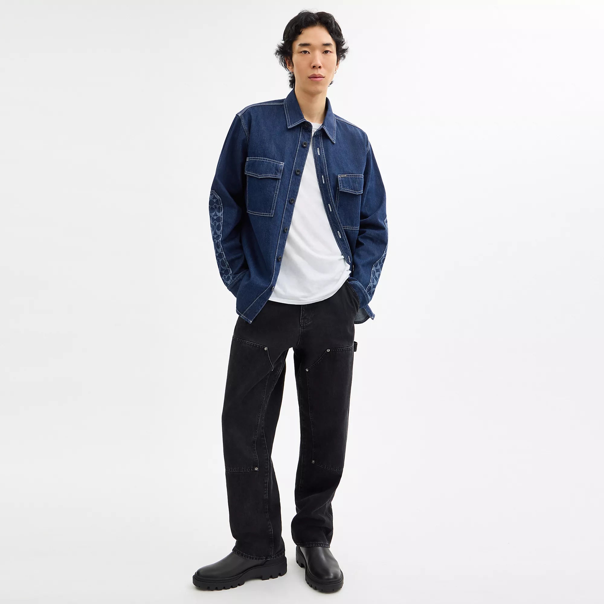 Coach Outlet Denim Overshirt