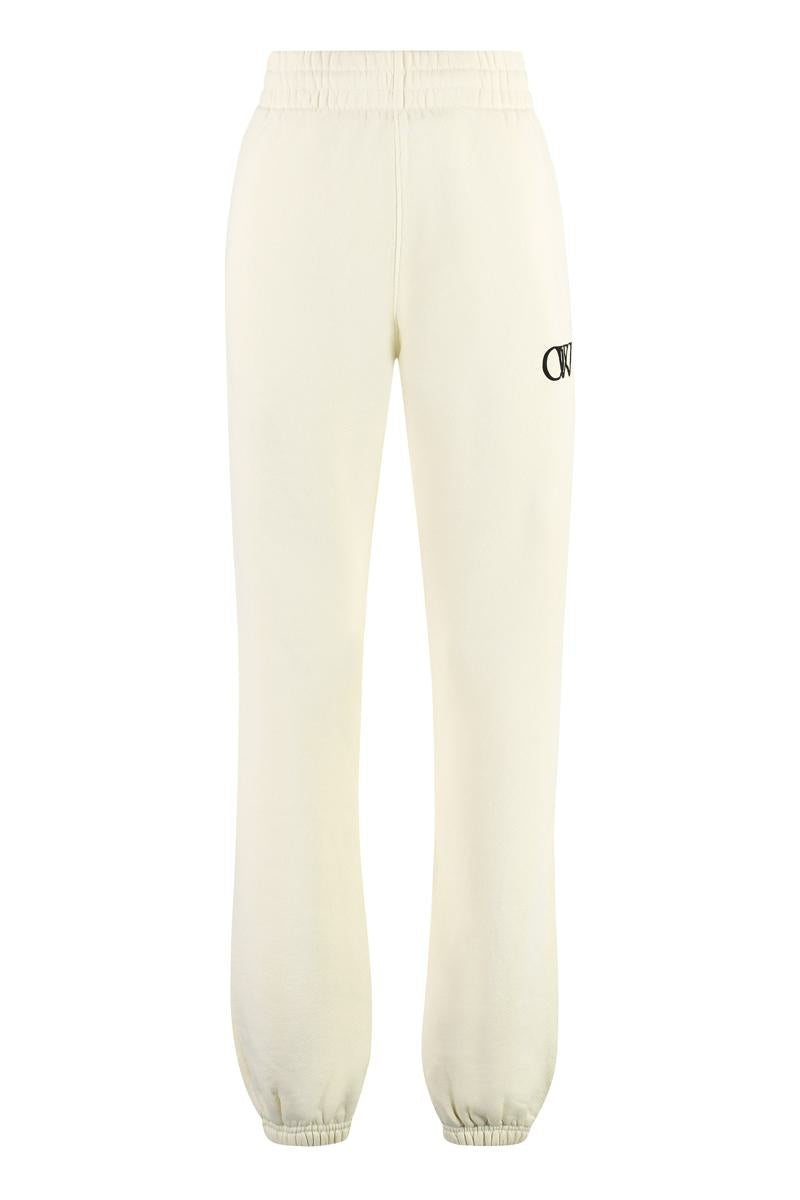 Off-White Cotton Sweatpants