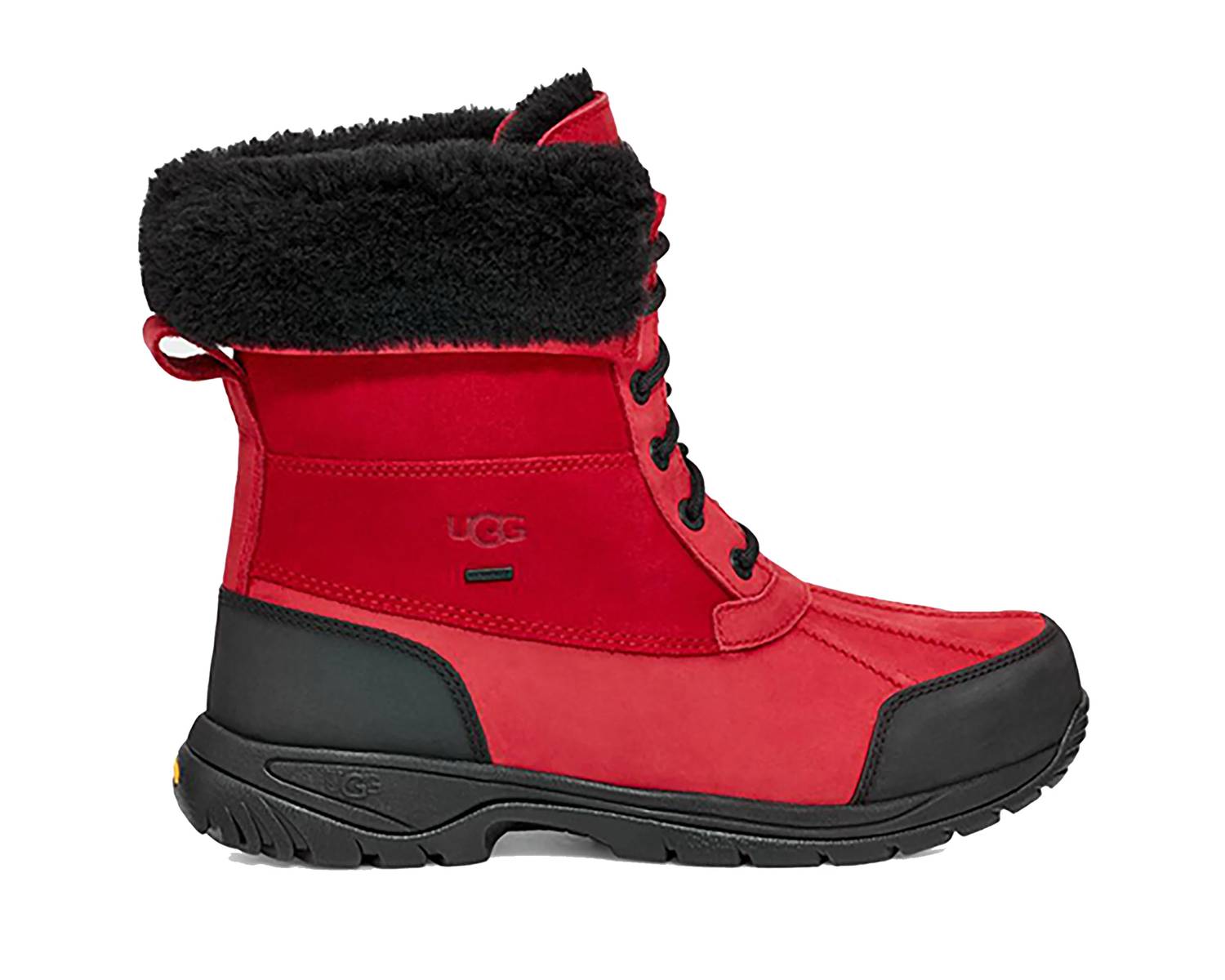 Men's Butte Mono Boots In Samba Red/black