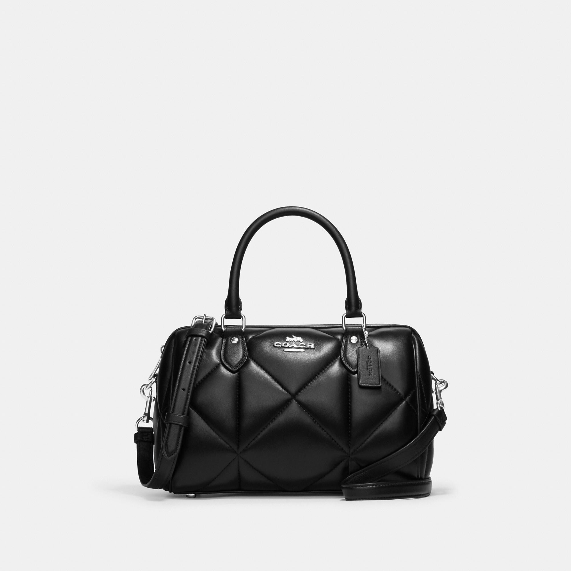 Coach Outlet Rowan Satchel With Puffy Diamond Quilting