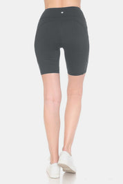 Leggings Depot Full Size High Waist Active Shorts