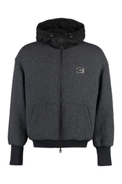 Dolce & Gabbana Jersey Full-Zip Jacket