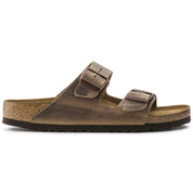 Birkenstock Arizona Soft Footbed Oiled Leather Sandal in Tobacco Brown