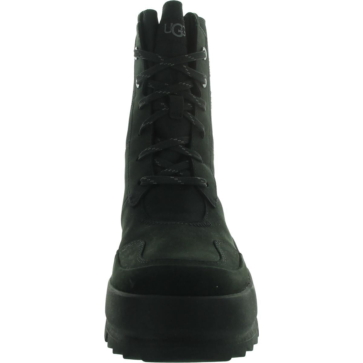 The Ugg Lug Womens Lace-Up Leather Combat & Lace-Up Boots