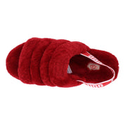 UGG Fluff Yeah Slide Red Ribbon  1095119-RBRD Women's