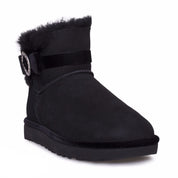 UGG Karlie Brooch Black Boots