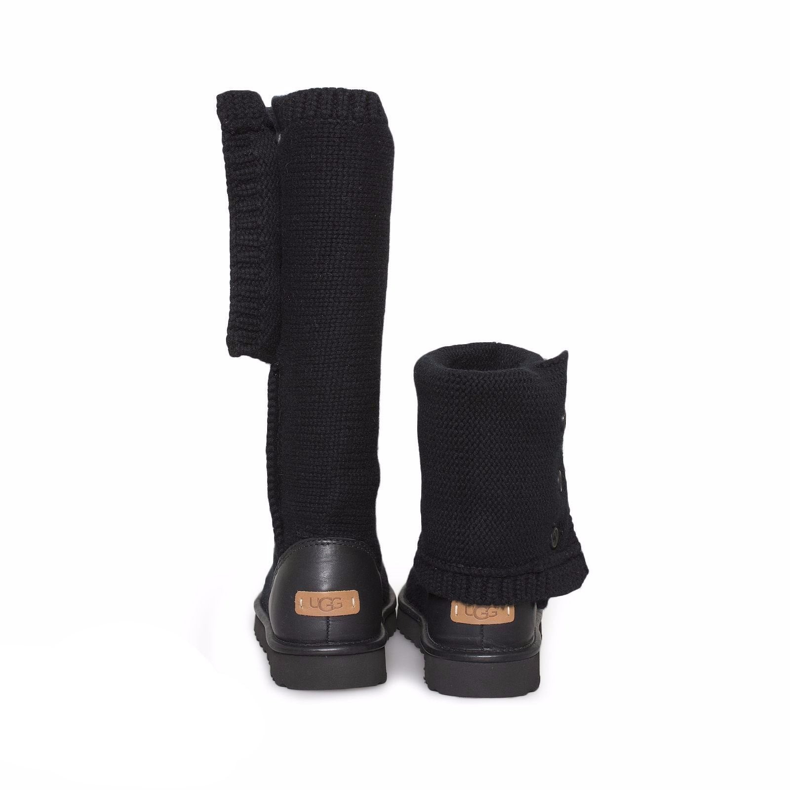 UGG Classic Cardy Cashmere Black Boots