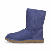 UGG Classic Short II Pajama Blue Boots