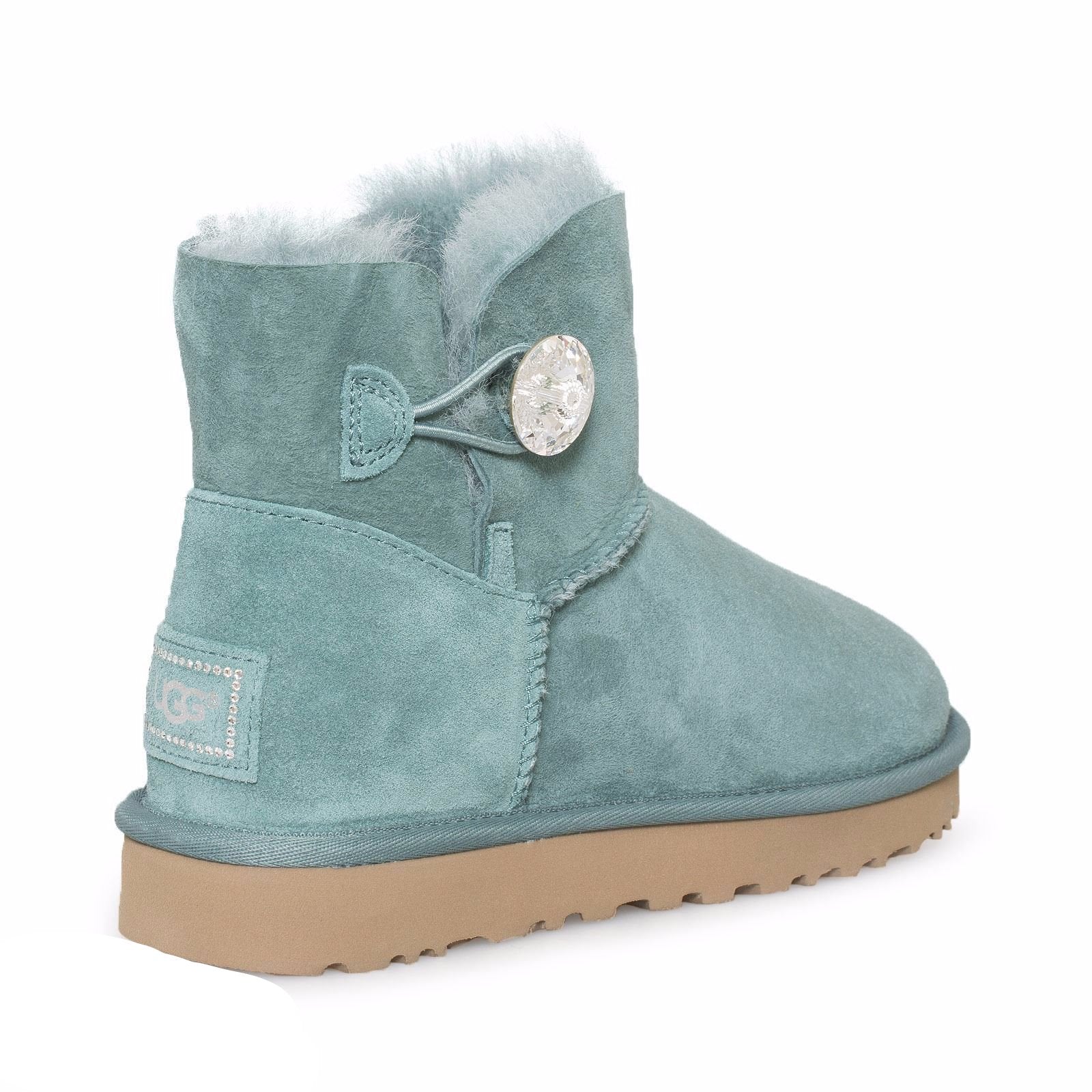 UGG Mini Bailey button Bling Atlantic Boots