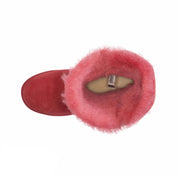 UGG Classic Cuff Short Lipstick Red Boots