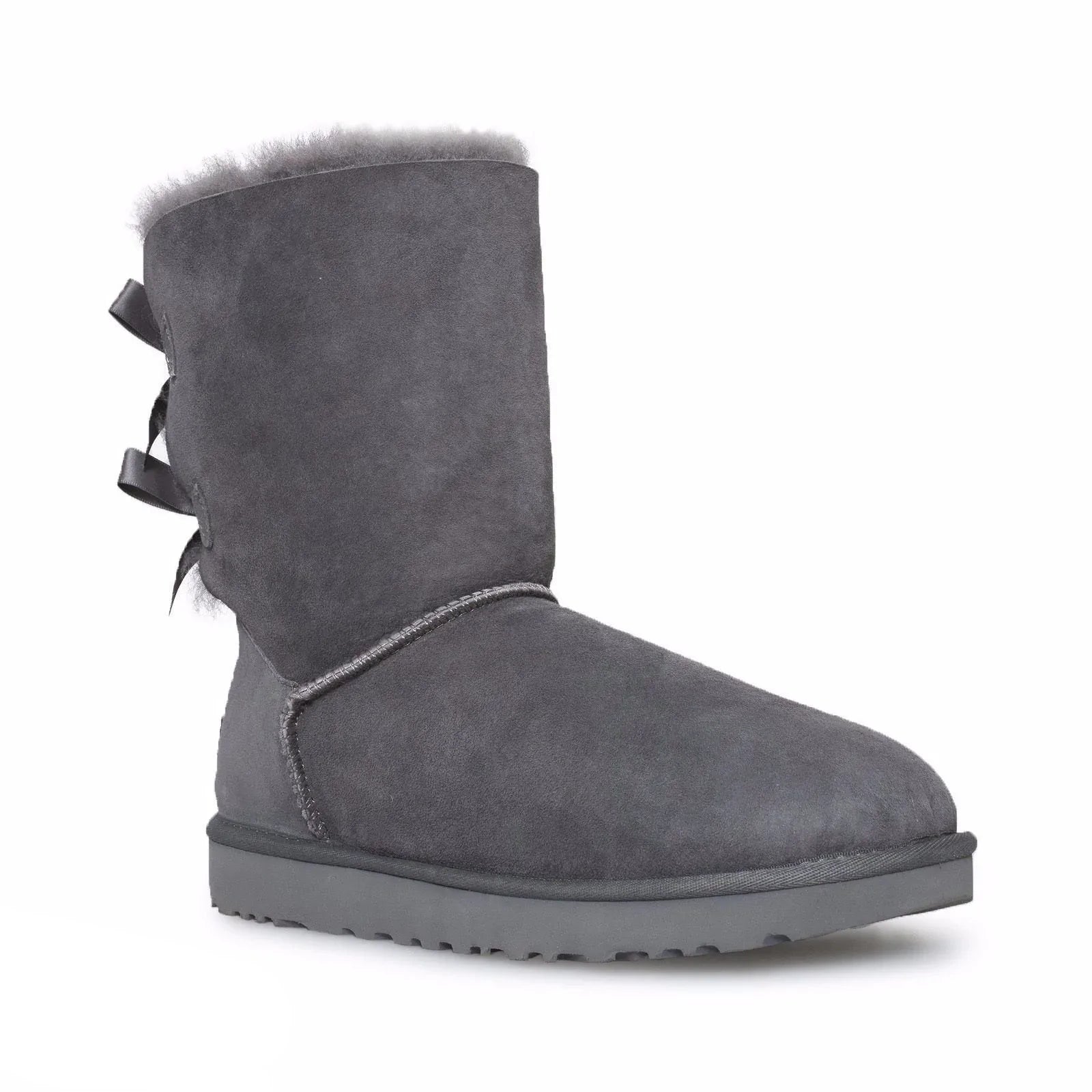 UGG Bailey Bow ii Grey Boots - Youth