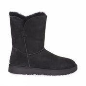 UGG Classic Cuff Short Black Boots