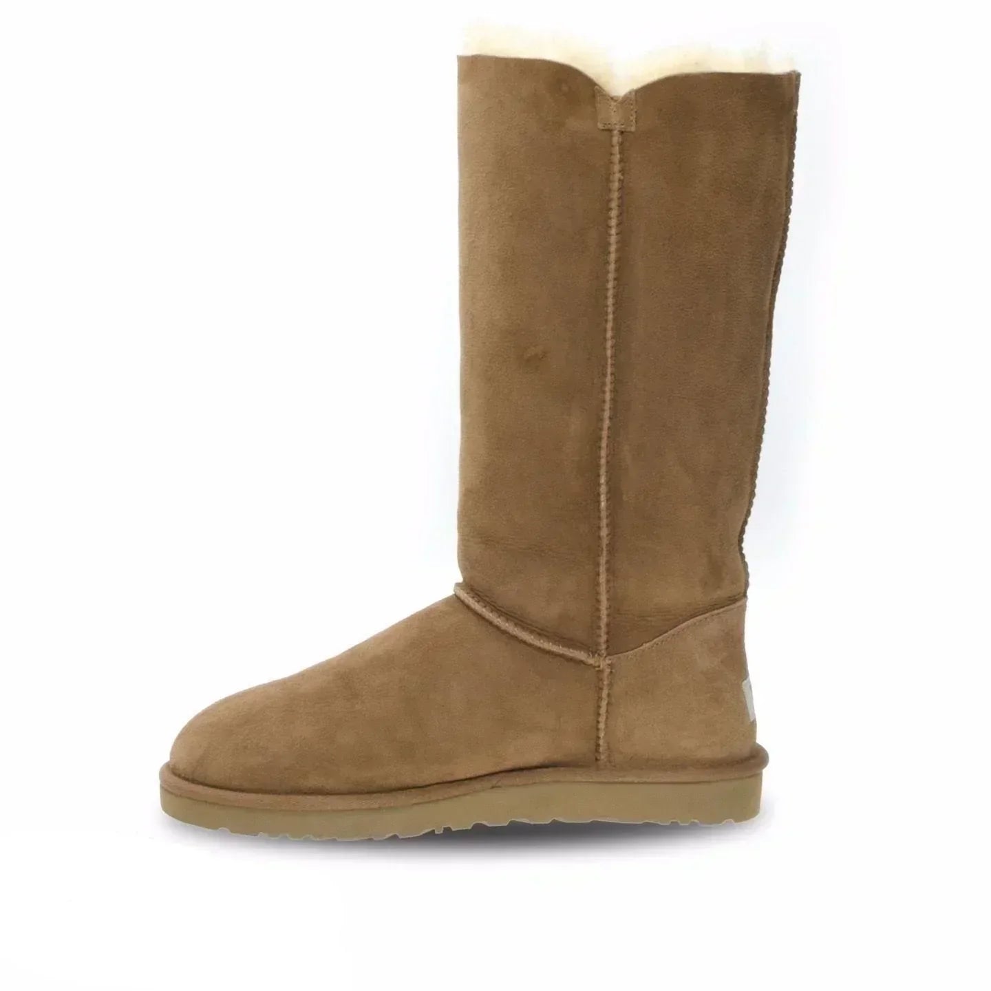 UGG Bailey Button Triplet II Chestnut Boots - Youth