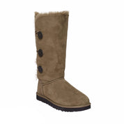 UGG Bailey Button Triplet Dead Leaf Boots