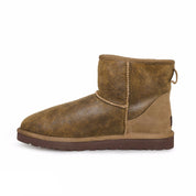 UGG Classic Mini Bomber Leather Chestnut Boots - Men's