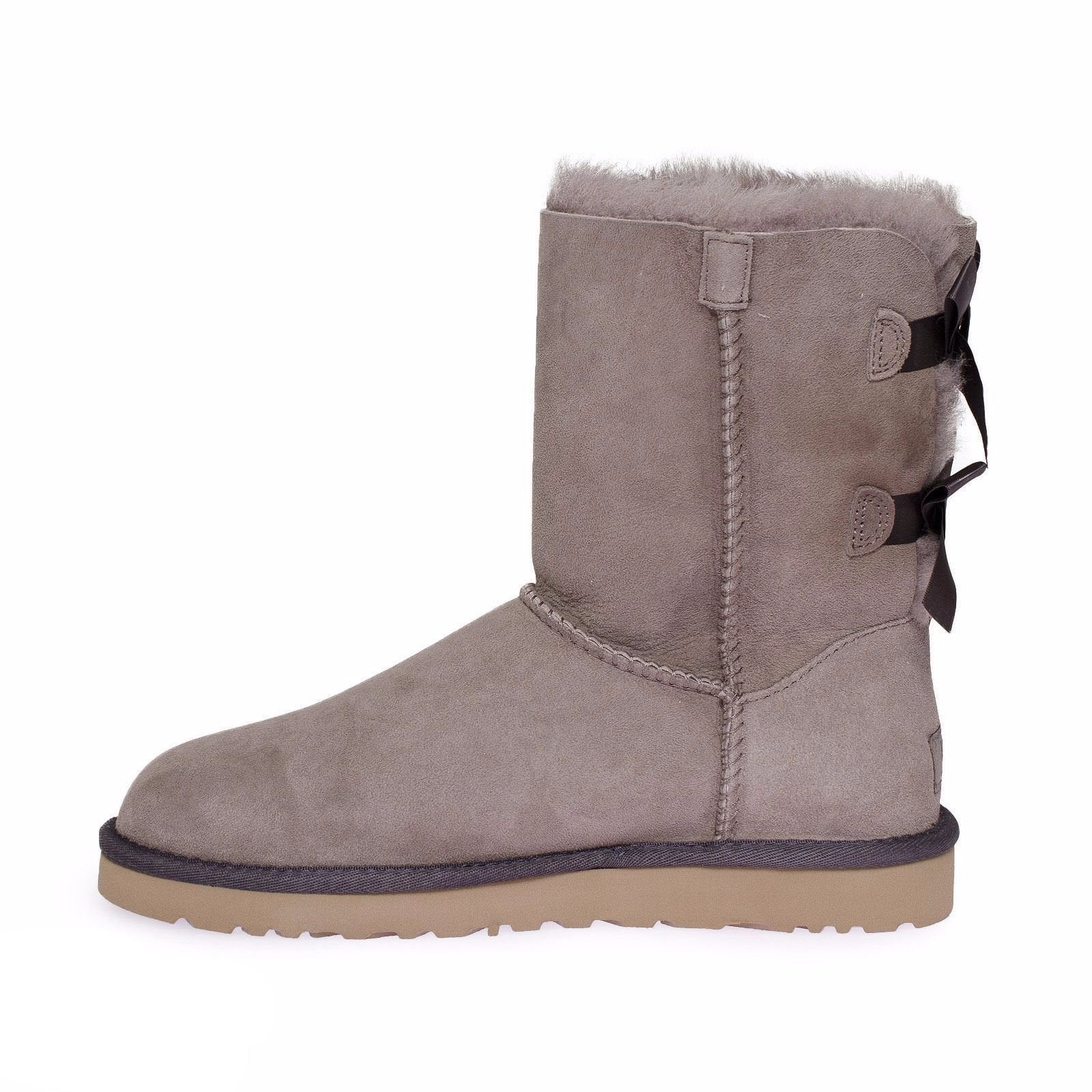 UGG Bailey Bow II Stormy Grey Boots