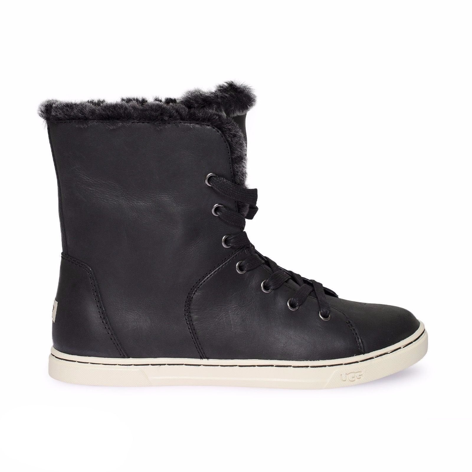 UGG Croft Luxe Quilt Black Boots