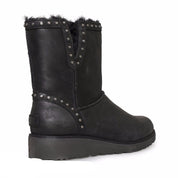 UGG Cyd Leather Black Boots