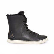 UGG Croft Exotic Velvet Black Sneakers