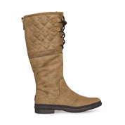 UGG Elsa Deco Quilt Chestnut Boots