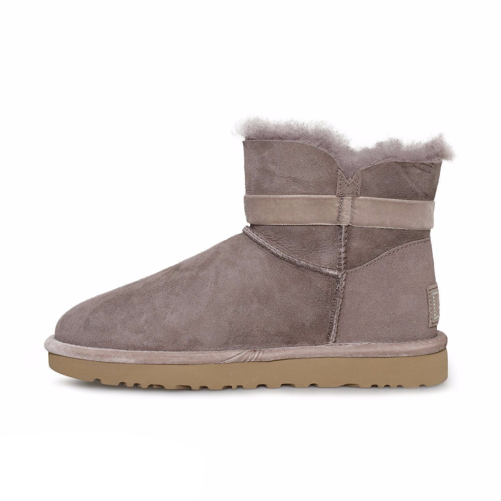 UGG Karlie Brooch Stormy Grey Boots