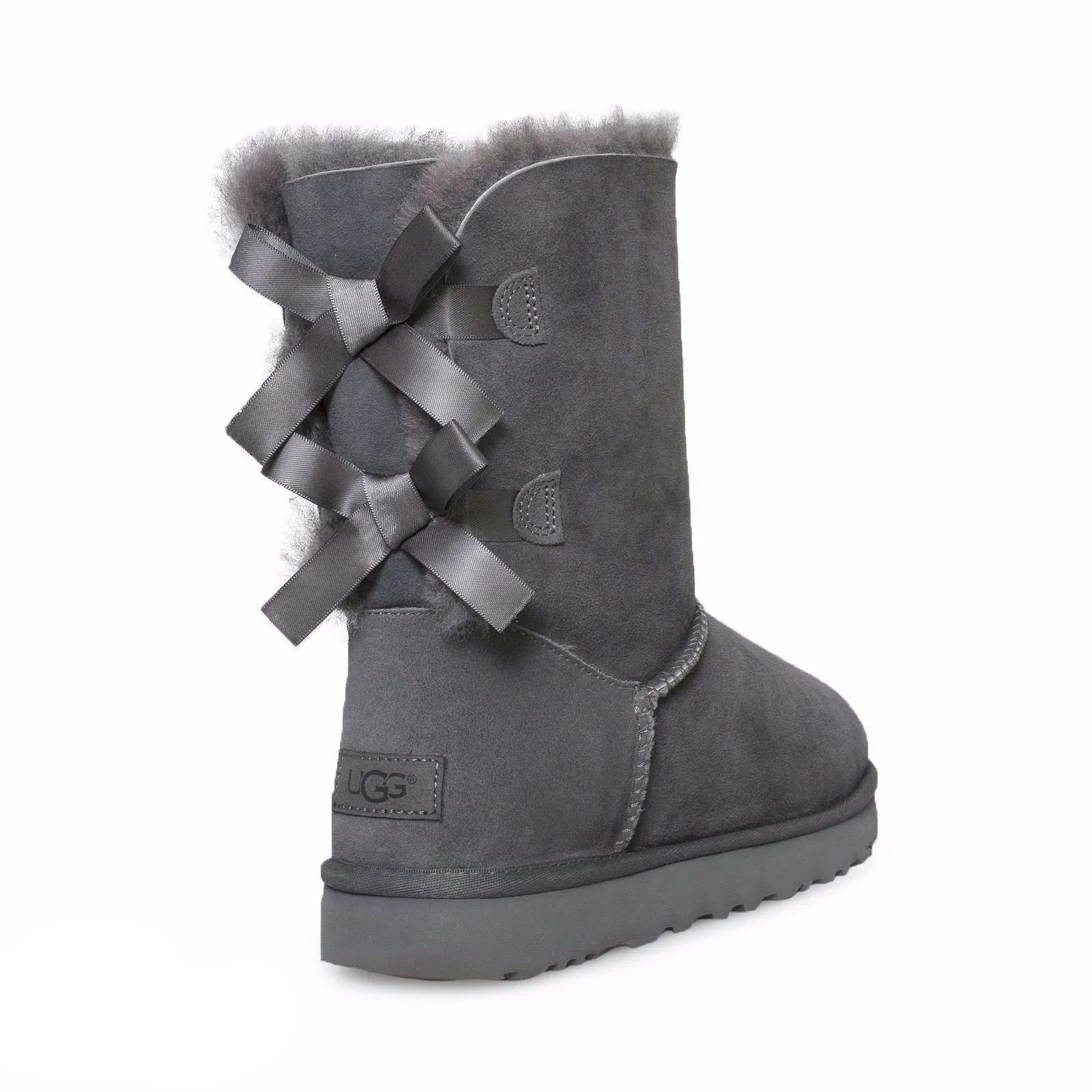 UGG Bailey Bow II Grey Boots - Toddler