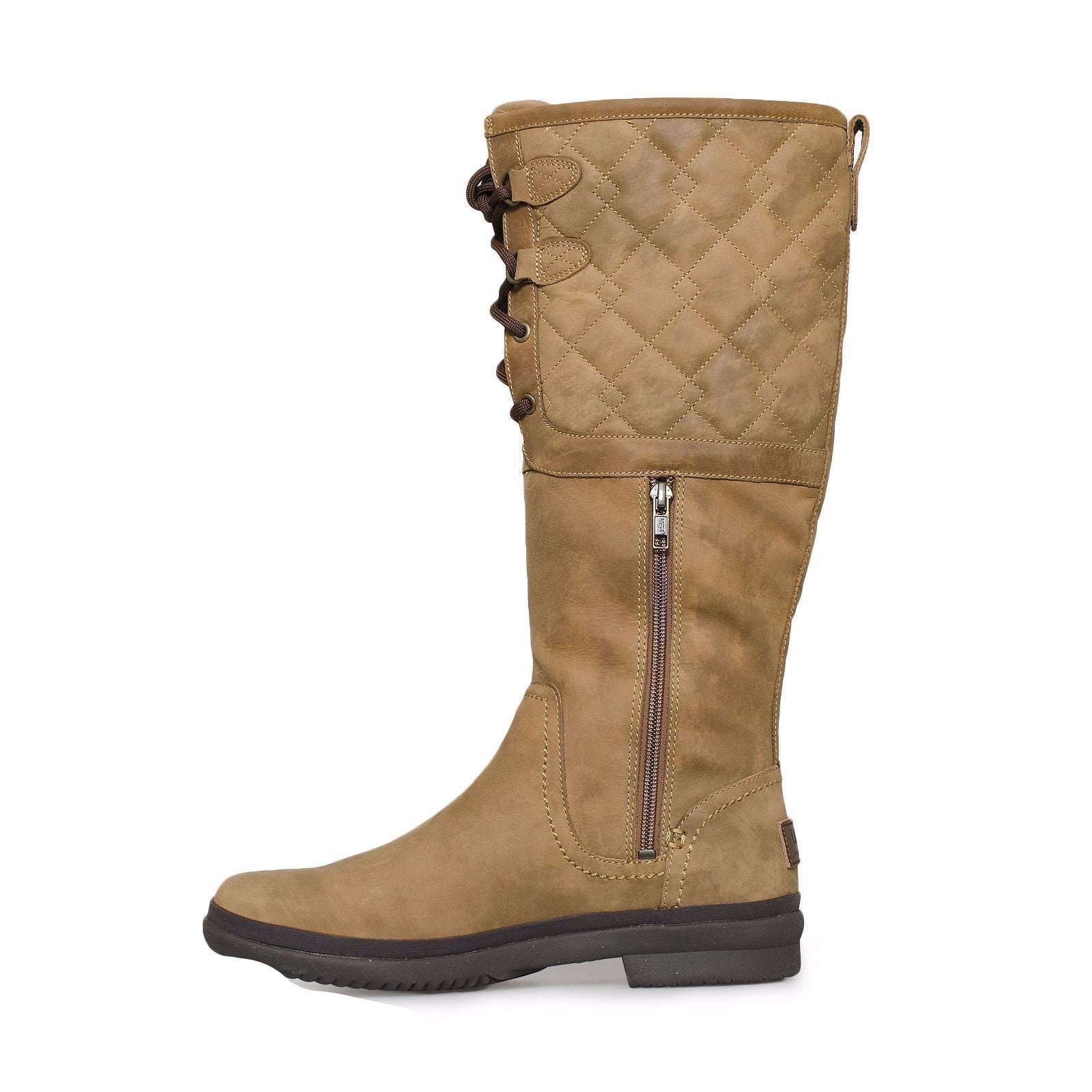 UGG Elsa Deco Quilt Chestnut Boots