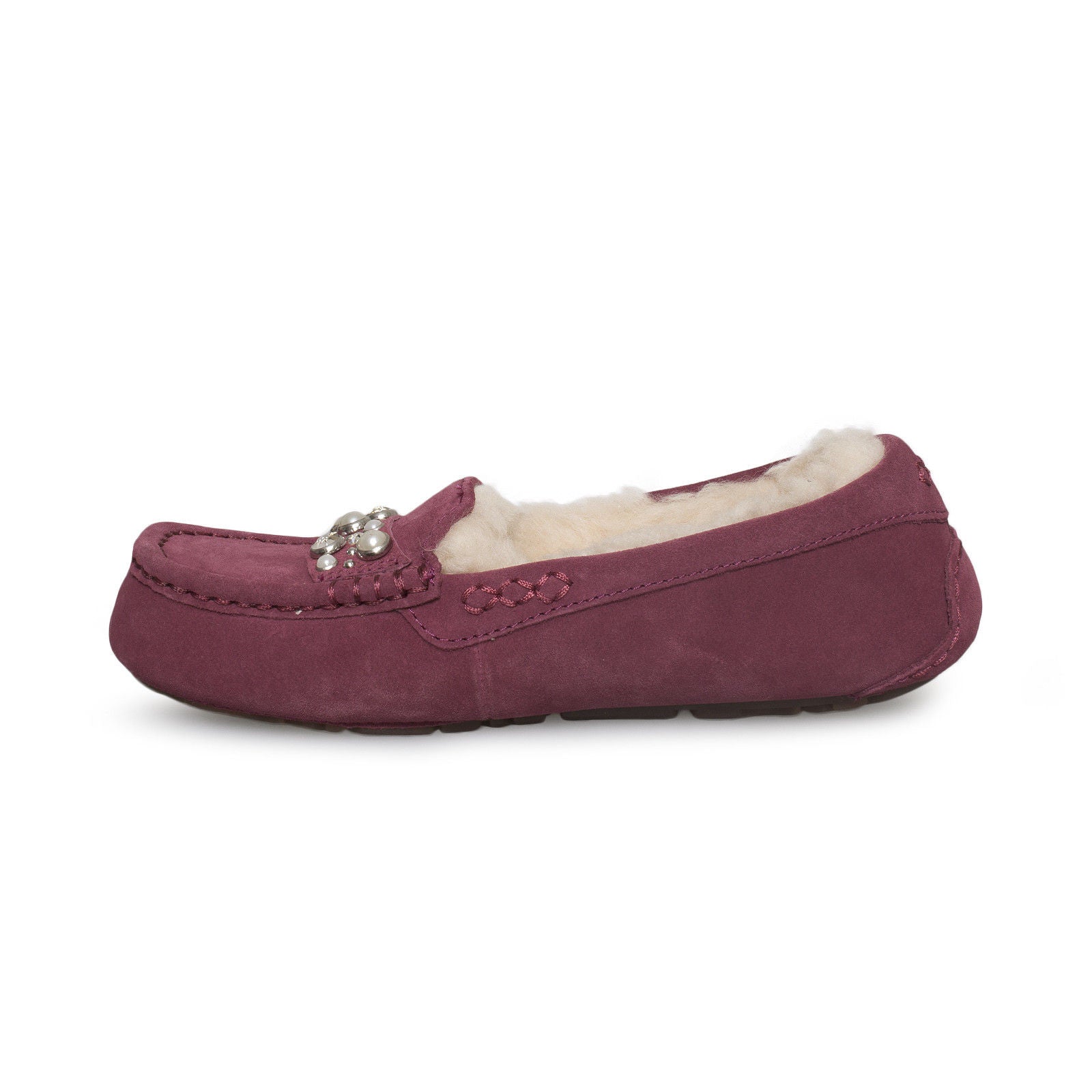 UGG Ansley Bow Brilliant Garnet Slippers