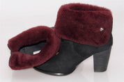 UGG LAYNA BLACK ANKLE BOOTS