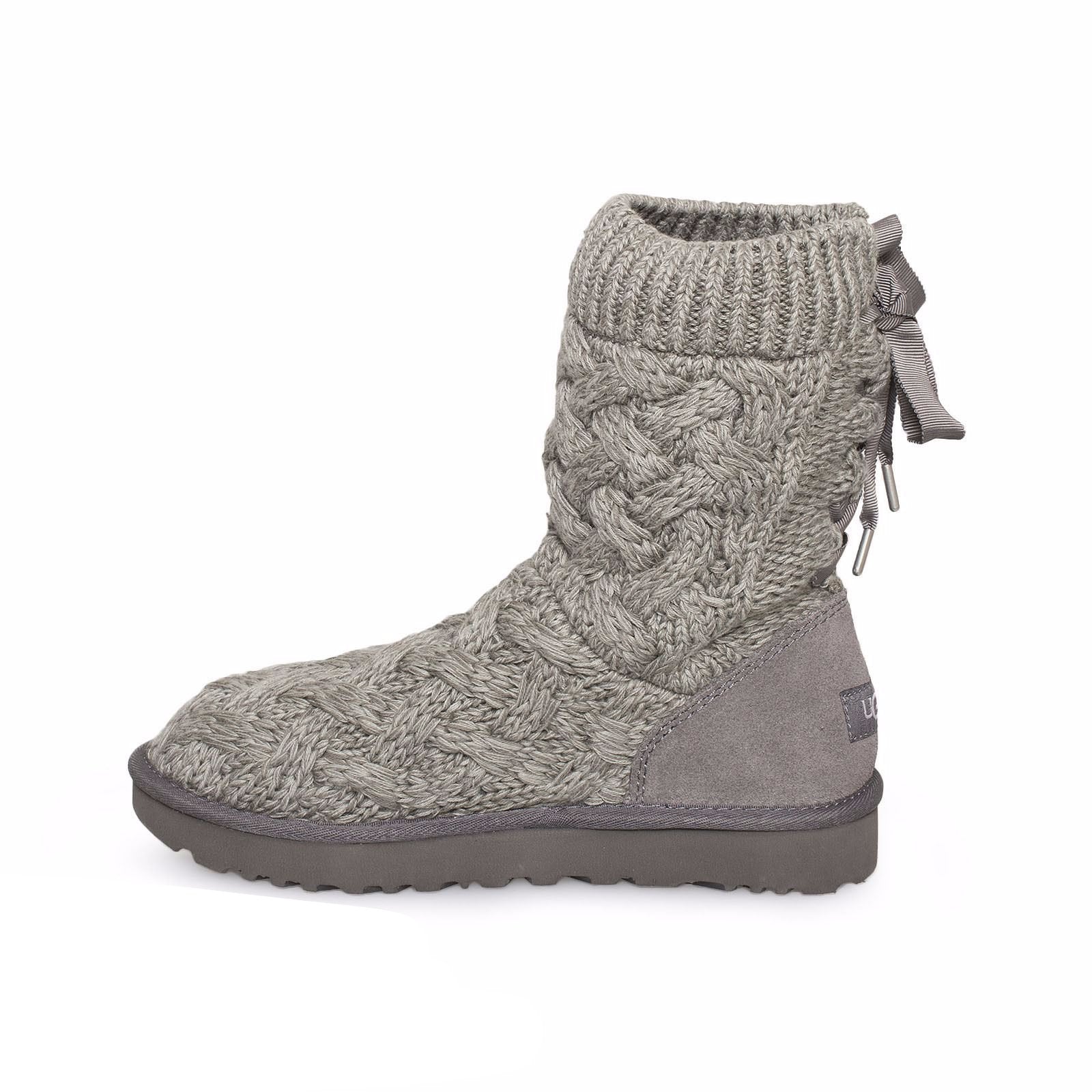 UGG Isla Heathered Charcoal Boots