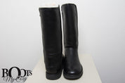 UGG Abree II Tall Leather Nero Boots