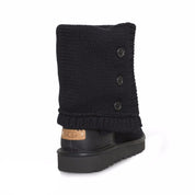 UGG Classic Cardy Cashmere Black Boots