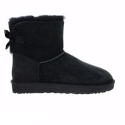 UGG Mini Bailey Bow Black Boots - Toddler