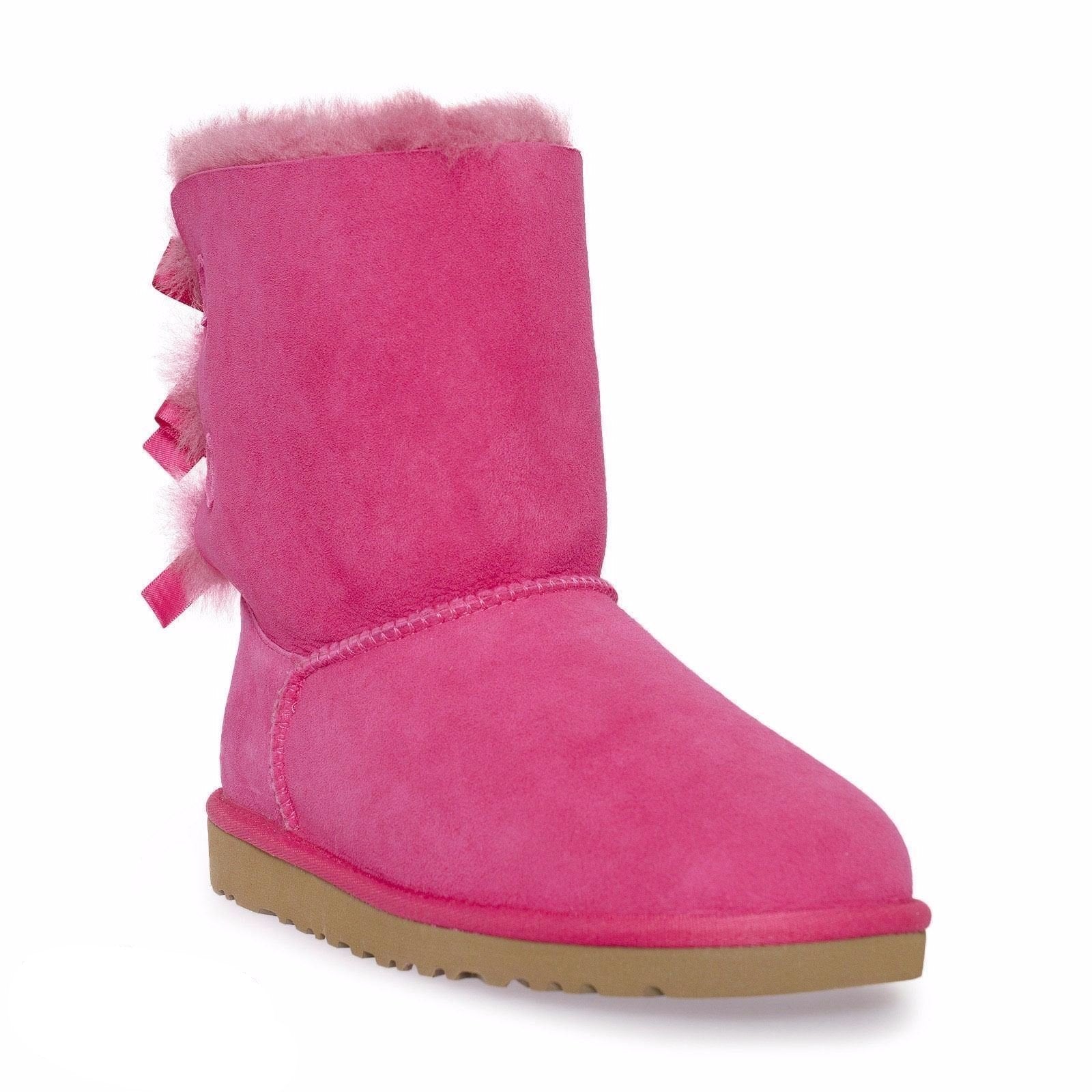 UGG Bailey Bow Cerise Pink Boots